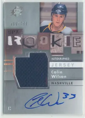 2009-10 SPX - COLIN WILSON #174 ROOKIE 469/799