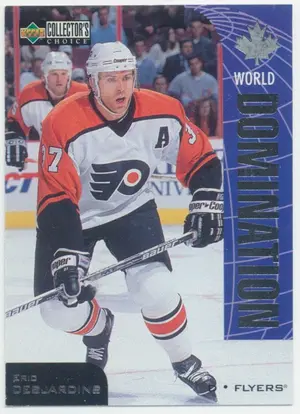 1997-98 COLLECTOR'S CHOICE - ERIC DESJARDINS #W15 WORLD DOMINATION