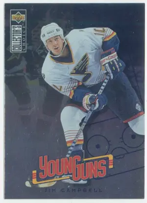 1996-97 COLLECTOR'S CHOICE - JIM CAMPBELL #360 YOUNG GUNS