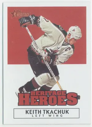 2000-01 TOPPS HERITAGE - KEITH TKACHUK #HH15 HERITAGE HEROES