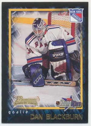 2001-02 BOWMAN YOUNGSTARS - DAN BLACKBURN #140 ROOKIE