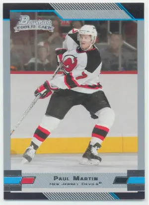 2003-04 BOWMAN DRAFT PICKS - PAUL MARTIN #143 ROOKIE