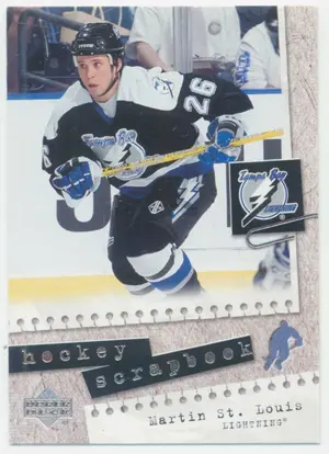 2005-06 UPPER DECK - MARTIN ST. LOUIS #HS26 HOCKEY SCRAPBOOK
