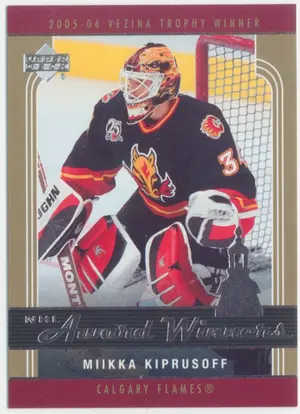 2006-07 UPPER DECK - MIIKKA KIPRUSOFF #AW2 AWARD WINNERS