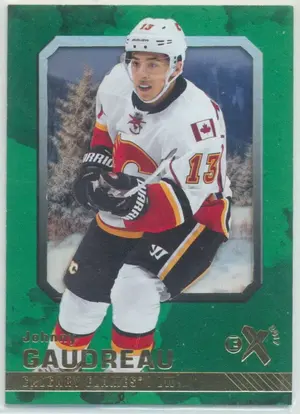 2016-17 FLEER SHOWCASE - JOHNNY GAUDREAU #13 EX-2017