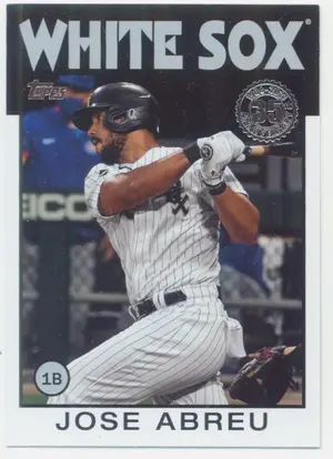 2021 Topps - Jose Abreu #86B-18 1986 Topps Baseball 35th Anniversary