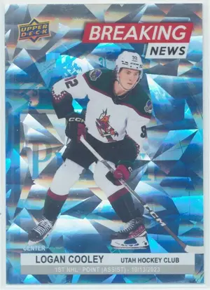 2024-25 UPPER DECK - LOGAN COOLEY #BN-28 BREAKING NEWS