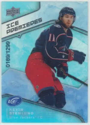 2019-20 UPPER DECK ICE - KEVIN STENLUND #55 ICE PREMIERES 189/1299