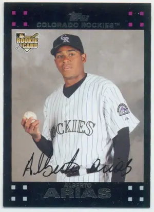 2007 Topps Updates & Highlights - Alberto Arias #UH201 RC