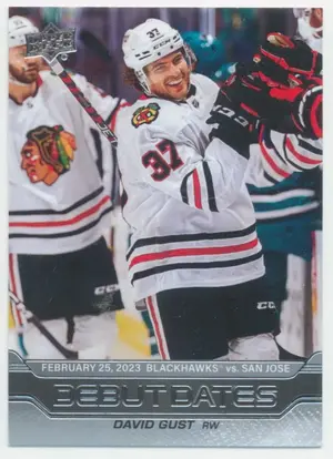 2023-24 UPPER DECK - DAVID GUST #DD-12 DEBUT DATES