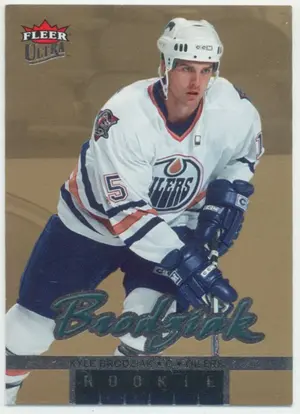 2005-06 FLEER ULTRA - KYLE BRODZIAK #219 ROOKIE GOLD MEDALLION