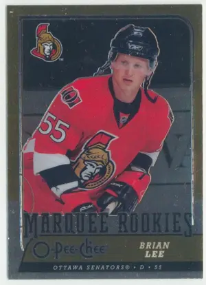 2008-09 O-PEE-CHEE - BRIAN LEE #516 MARQUEE ROOKIES METAL