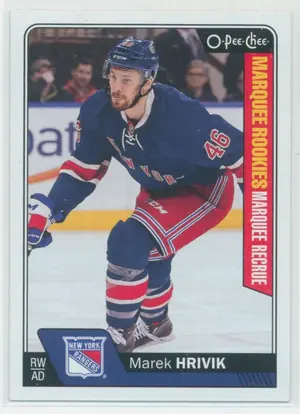 2016-17 O-PEE-CHEE - MAREK HRIVIK #569 MARQUEE ROOKIES