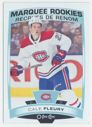 2019-20 O-PEE-CHEE - CALE FLEURY #636 MARQUEE ROOKIES