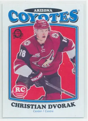 2016-17 O-PEE-CHEE - CHRISTIAN DVORAK #696 MARQUEE ROOKIES RETRO