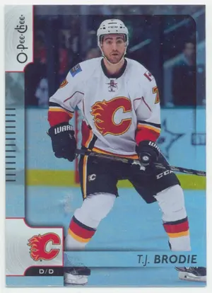 2017-18 O-PEE-CHEE - T.J. BRODIE #491 RAINBOW FOIL