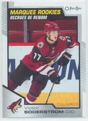 2020-21 O-PEE-CHEE - VICTOR SODERSTROM #636 MARQUEE ROOKIES
