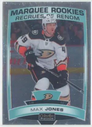 2019-20 O-PEE-CHEE PLATINUM - MAX JONES #167 MARQUEE ROOKIES