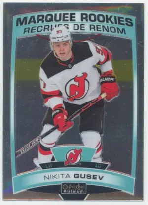 2019-20 O-PEE-CHEE PLATINUM - NIKITA GUSEV #184 MARQUEE ROOKIES