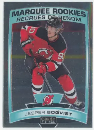 2019-20 O-PEE-CHEE PLATINUM - JESPER BOQVIST #187 MARQUEE ROOKIES