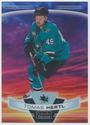 2019-20 O-PEE-CHEE PLATINUM - TOMAS HERTL #5 SUNSET