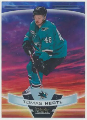 2019-20 O-PEE-CHEE PLATINUM - TOMAS HERTL #5 SUNSET