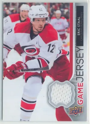 2014-15 UPPER DECK - ERIC STAAL #GJ-ES GAME JERSEY