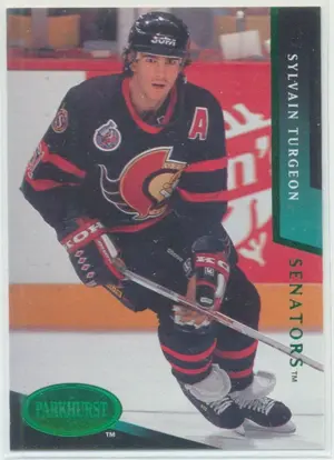 1993-94 PARKHURST - SYLVAIN TURGEON #136 EMERALD ICE