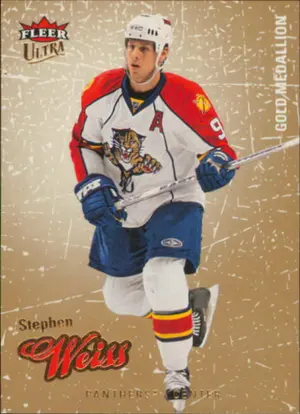 2008-09 FLEER ULTRA - STEPHEN WEISS #30 GOLD MEDALLION