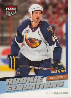 2008-09 FLEER ULTRA - BORIS VALABIK #RS10 ROOKIE SENSATIONS