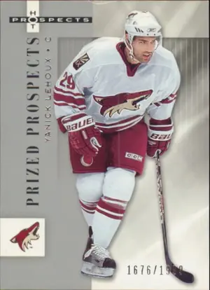 2005-06 HOT PROSPECTS - YANICK LEHOUX #136 PRIZED PROSPECTS 1676/1999