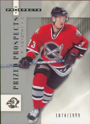 2005-06 HOT PROSPECTS - JIRI NOVOTNY #109 PRIZED PROSPECTS 1874/1999