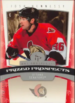 2006-07 HOT PROSPECTS - JOSH HENNESSY #199 PRIZED PROSPECTS 1776/1999