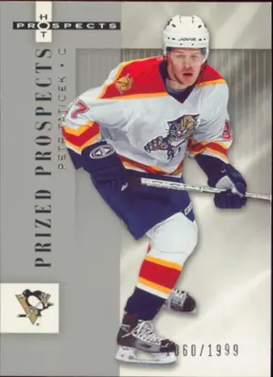 2005-06 HOT PROSPECTS - PETR TATICEK #133 PRIZED PROSPECTS 1060/1999