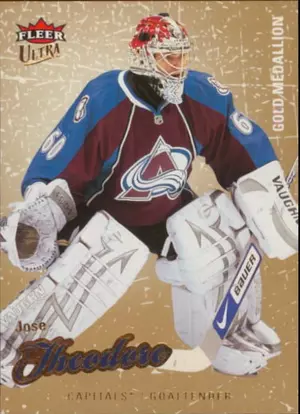 2008-09 FLEER ULTRA - JOSE THEODORE #97 GOLD MEDALLION