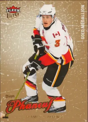 2008-09 FLEER ULTRA - DION PHANEUF #112 GOLD MEDALLION