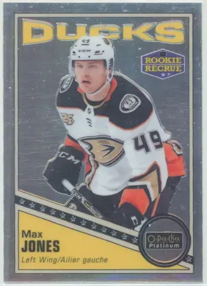 2019-20 O-PEE-CHEE PLATINUM - MAX JONES #R-72 ROOKIE RETRO