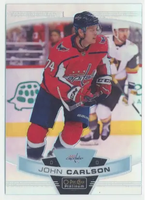 2019-20 O-PEE-CHEE PLATINUM - JOHN CARLSON #107 RAINBOW