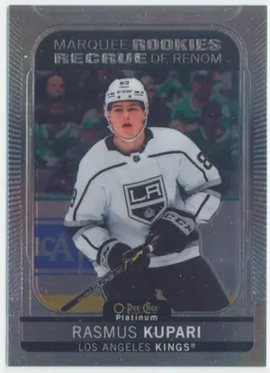 2021-22 O-PEE-CHEE PLATINUM - RASMUS KUPARI #232 MARQUEE ROOKIES