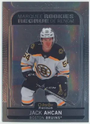2021-22 O-PEE-CHEE PLATINUM - JACK AHCAN #259 MARQUEE ROOKIES
