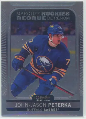 2021-22 O-PEE-CHEE PLATINUM - JOHN-JASON PETERKA #299 MARQUEE ROOKIES