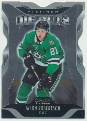 2021-22 O-PEE-CHEE PLATINUM - JASON ROBERTSON #DC-20 PLATINUM DIE CUTS