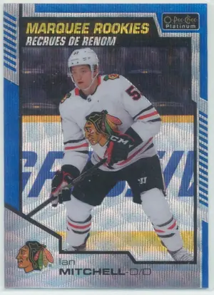 2020-21 O-PEE-CHEE PLATINUM - IAN MITCHELL #168 MARQUEE ROOKIES BLUE SURGE
