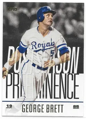 2018 Topps Update Postseason Preeminence #PO-6 George Brett
