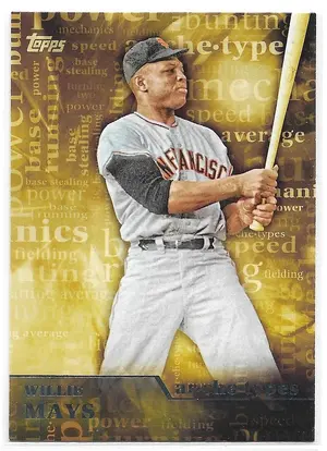 2015 Topps Archetypes #A-23 Willie Mays