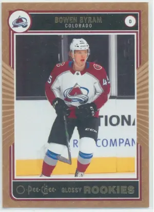 2020-21 UPPER DECK - BOWEN BYRAM #R-13 O-PEE-CHEE GLOSSY ROOKIES BRONZE