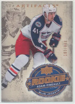 2008-09 ARTIFACTS - ADAM PINEAULT #249 ROOKIE 183/999
