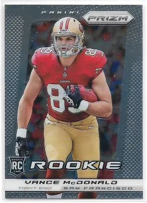 2013 Prizm #297 Vance McDonald RC