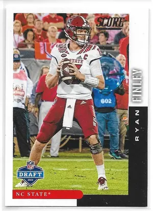 2019 Score NHL Draft 2019 #DFT-29 Ryan Finley