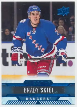 2017-18 OVERTIME - BRADY SKJEI #4 BLUE FOIL